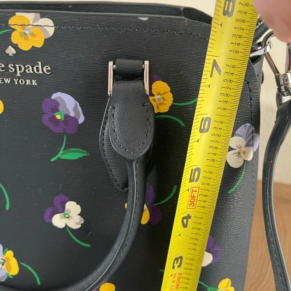 Kate Spade New York Floral Satchel Crossbody Bag + Matching Wallet NWT - Picture 7 of 7